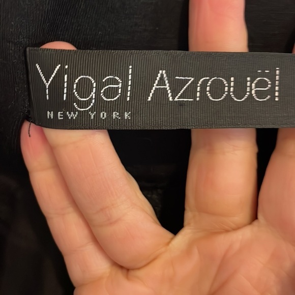 Yigal Azrouel Black Pleated Ankle Pant - Picture 6 of 14